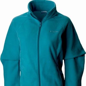 Columbia Fast Trek Jacket Size M Teal